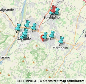 Mappa Via Giosuè Carducci, 41042 Fiorano Modenese MO, Italia (3.51667)