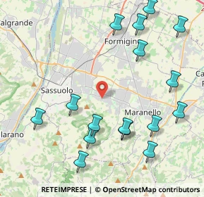 Mappa Via Giosuè Carducci, 41042 Fiorano Modenese MO, Italia (4.99438)