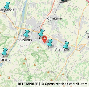 Mappa Via Giosuè Carducci, 41042 Fiorano Modenese MO, Italia (6.05636)