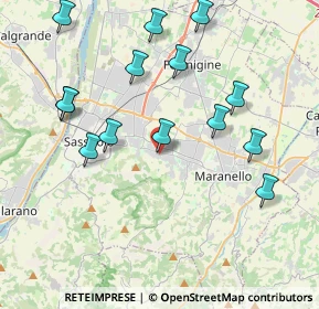 Mappa Via Giosuè Carducci, 41042 Fiorano Modenese MO, Italia (4.32071)