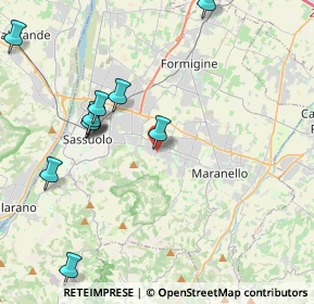 Mappa Via Giosuè Carducci, 41042 Fiorano Modenese MO, Italia (4.61909)