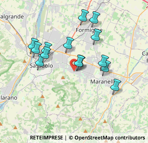 Mappa Via Giosuè Carducci, 41042 Fiorano Modenese MO, Italia (3.36714)