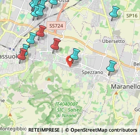 Mappa Via Giosuè Carducci, 41042 Fiorano Modenese MO, Italia (3.01)