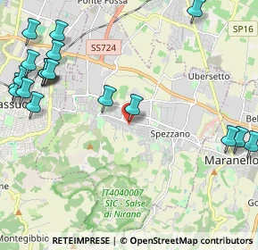 Mappa Via Giosuè Carducci, 41042 Fiorano Modenese MO, Italia (3.0825)