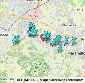 Mappa Via Giosuè Carducci, 41042 Fiorano Modenese MO, Italia (1.3875)