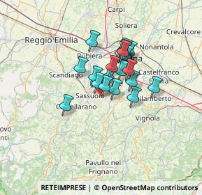 Mappa Via Giosuè Carducci, 41042 Fiorano Modenese MO, Italia (9.2075)