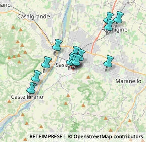 Mappa Viale Palermo, 41049 Sassuolo MO, Italia (2.84857)