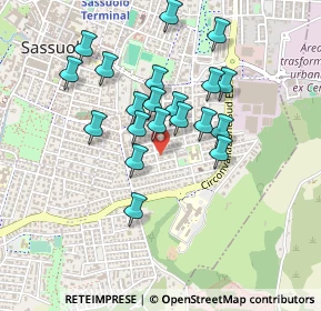 Mappa Viale Palermo, 41049 Sassuolo MO, Italia (0.392)