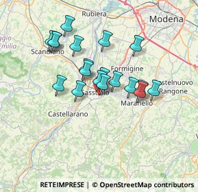 Mappa Viale Palermo, 41049 Sassuolo MO, Italia (5.86211)