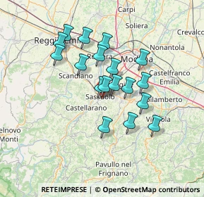 Mappa Viale Palermo, 41049 Sassuolo MO, Italia (11.59111)