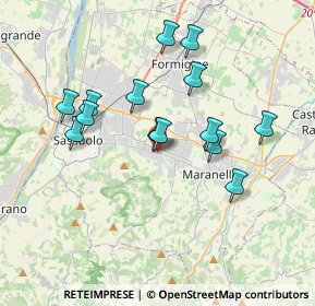 Mappa Via Isonzo, 41042 Fiorano Modenese MO, Italia (3.38214)