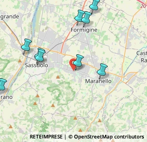 Mappa Via Isonzo, 41042 Fiorano Modenese MO, Italia (5.67)