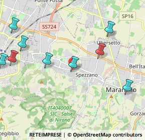 Mappa Via Isonzo, 41042 Fiorano Modenese MO, Italia (2.88364)