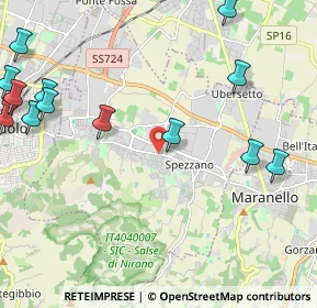 Mappa Via Isonzo, 41042 Fiorano Modenese MO, Italia (2.94692)