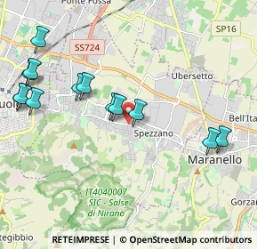 Mappa Via Isonzo, 41042 Fiorano Modenese MO, Italia (2.32385)