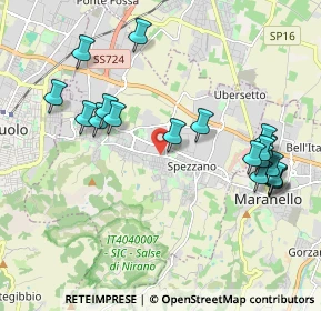 Mappa Via Isonzo, 41042 Fiorano Modenese MO, Italia (2.211)