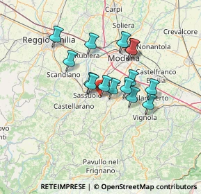 Mappa Via Isonzo, 41042 Fiorano Modenese MO, Italia (10.626)