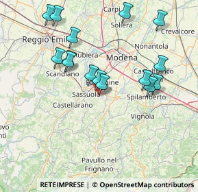 Mappa Via Isonzo, 41042 Fiorano Modenese MO, Italia (15.832)