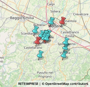 Mappa Via Isonzo, 41042 Fiorano Modenese MO, Italia (8.33214)