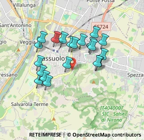 Mappa Via Brescia, 41049 Sassuolo MO, Italia (1.5535)