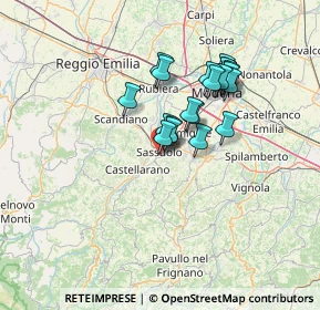 Mappa Viale Catalani, 41049 Sassuolo MO, Italia (10.858)