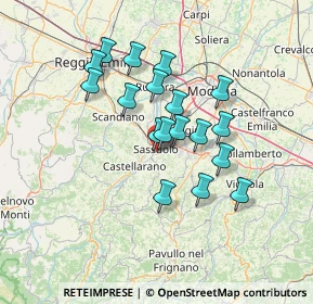 Mappa Viale Catalani, 41049 Sassuolo MO, Italia (11.66667)