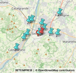 Mappa Viale Catalani, 41049 Sassuolo MO, Italia (2.84417)