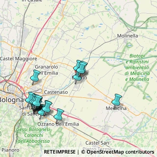 Mappa Viale I Maggio, 40054 Budrio BO, Italia (9.74)