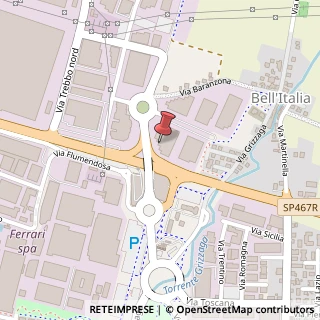 Mappa Via Piero Taruffi, 4, 41053 Maranello, Modena (Emilia Romagna)