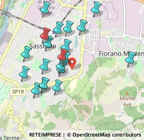 Mappa Via Milano, 41049 Sassuolo MO, Italia (0.962)