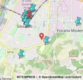 Mappa Via Milano, 41049 Sassuolo MO, Italia (1.19231)