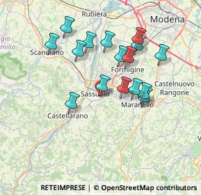 Mappa Via Milano, 41049 Sassuolo MO, Italia (6.77625)