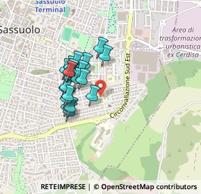 Mappa Via Milano, 41049 Sassuolo MO, Italia (0.34)
