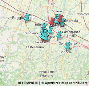 Mappa Via Amerigo Vespucci, 41042 Fiorano Modenese MO, Italia (9.90444)