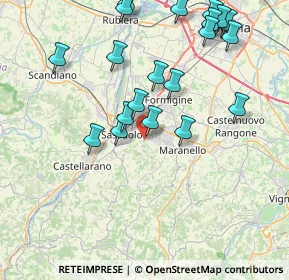 Mappa Via Amerigo Vespucci, 41042 Fiorano Modenese MO, Italia (8.8765)