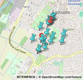 Mappa Viale Giuseppe Verdi, 41049 Sassuolo MO, Italia (0.327)