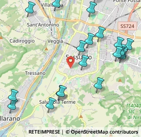 Mappa Viale Giuseppe Verdi, 41049 Sassuolo MO, Italia (2.615)