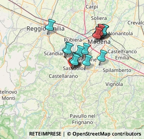 Mappa Viale Giuseppe Verdi, 41049 Sassuolo MO, Italia (9.94444)