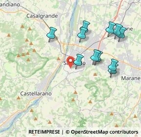Mappa Viale Giuseppe Verdi, 41049 Sassuolo MO, Italia (3.91182)