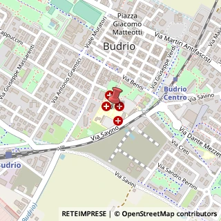 Mappa Via Benni, 44, 40054 Budrio, Bologna (Emilia Romagna)