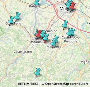 Mappa Via Luigi Pirandello, 41042 Fiorano Modenese MO, Italia (8.9575)