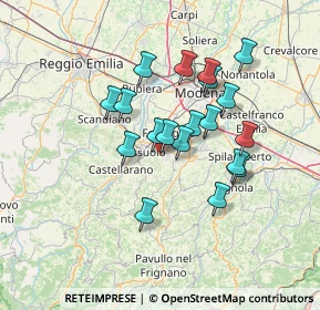 Mappa Via Luigi Pirandello, 41042 Fiorano Modenese MO, Italia (11.73947)