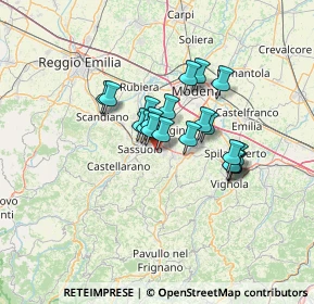 Mappa Via Luigi Pirandello, 41042 Fiorano Modenese MO, Italia (9.601)