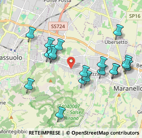 Mappa Via Luigi Pirandello, 41042 Fiorano Modenese MO, Italia (1.973)