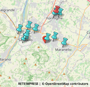 Mappa Via Luigi Pirandello, 41042 Fiorano Modenese MO, Italia (3.505)