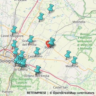 Mappa Via Marcello Canova, 40054 Budrio BO, Italia (10.1985)