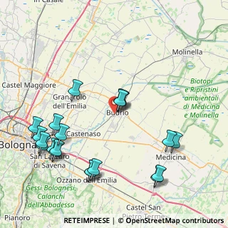 Mappa Via Marcello Canova, 40054 Budrio BO, Italia (9.833)