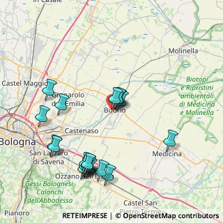 Mappa Via Marcello Canova, 40054 Budrio BO, Italia (8.9735)