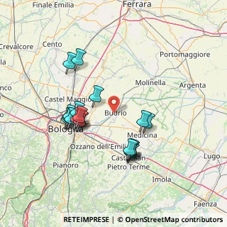 Mappa Via Marcello Canova, 40054 Budrio BO, Italia (14.006)