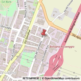 Mappa Via Filippo Benizzi,  3, 40128 Bologna, Bologna (Emilia Romagna)